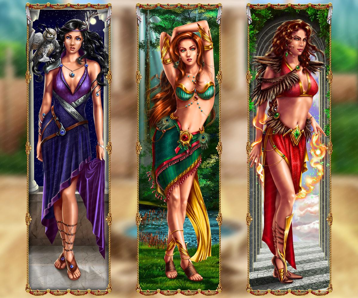 Roman Goddesses symbols