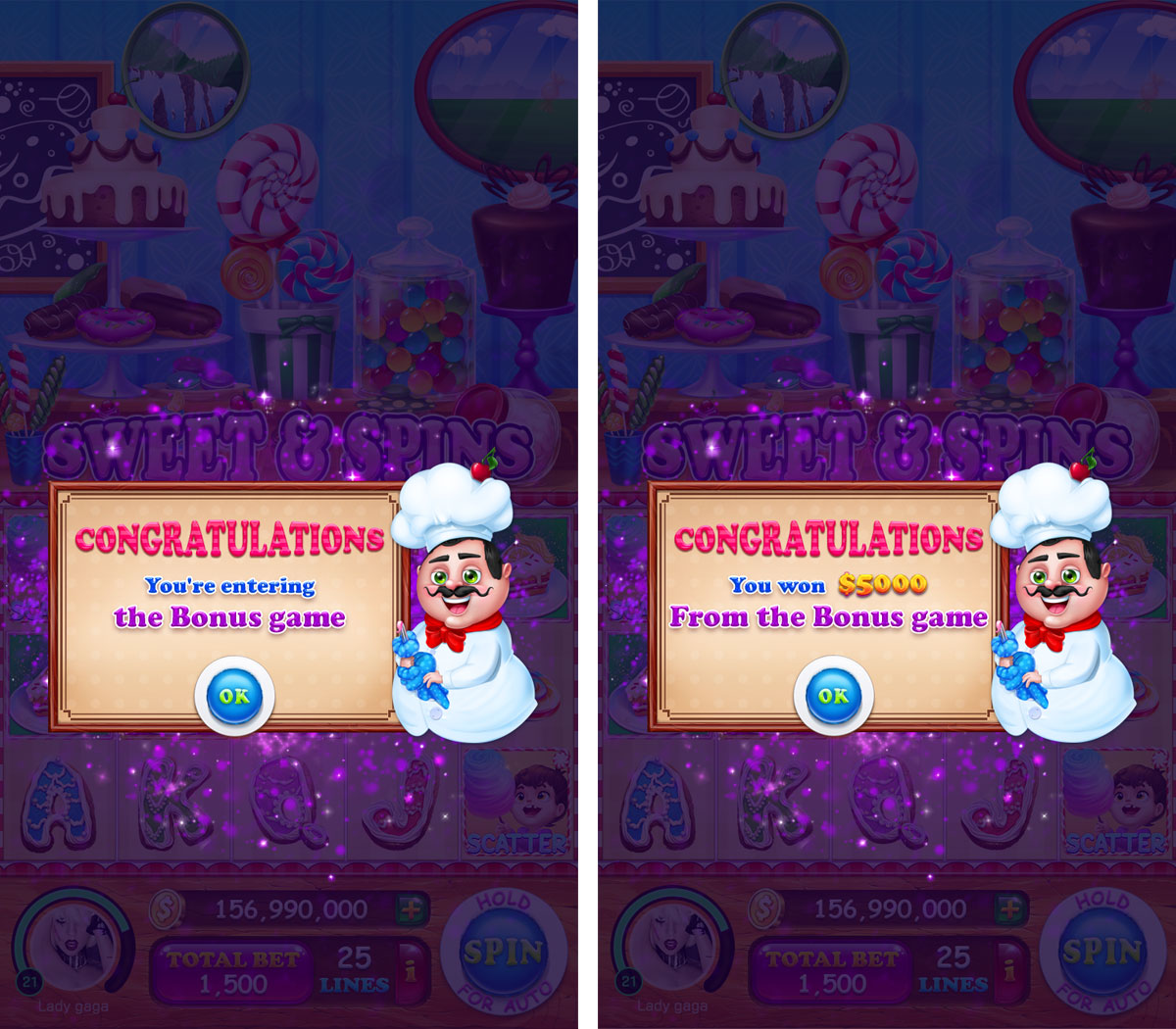 Sweet Spins blog popups