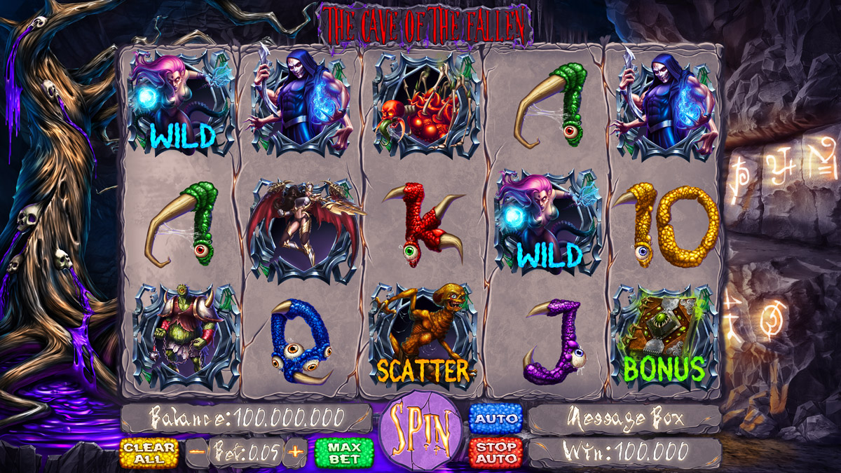 The Cave of the Fallen reels