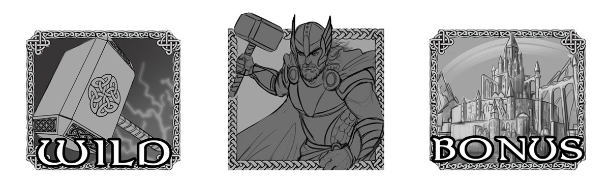 Thor high symbols sketches