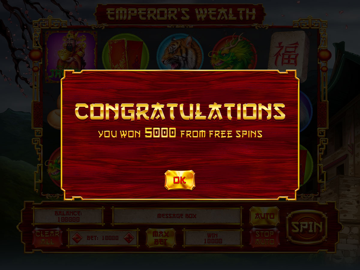 emperors wealth popup
