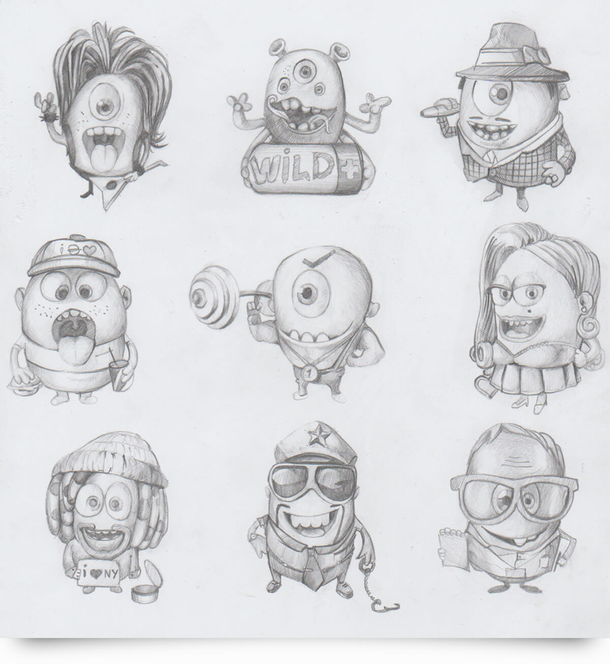 slide Smallies co sketches