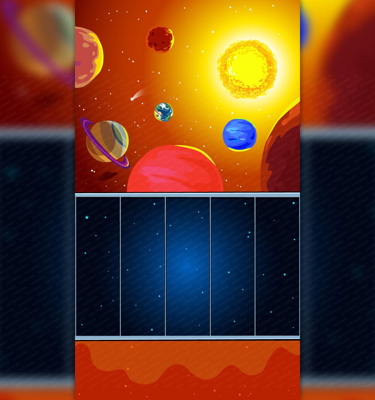 space trip blog background