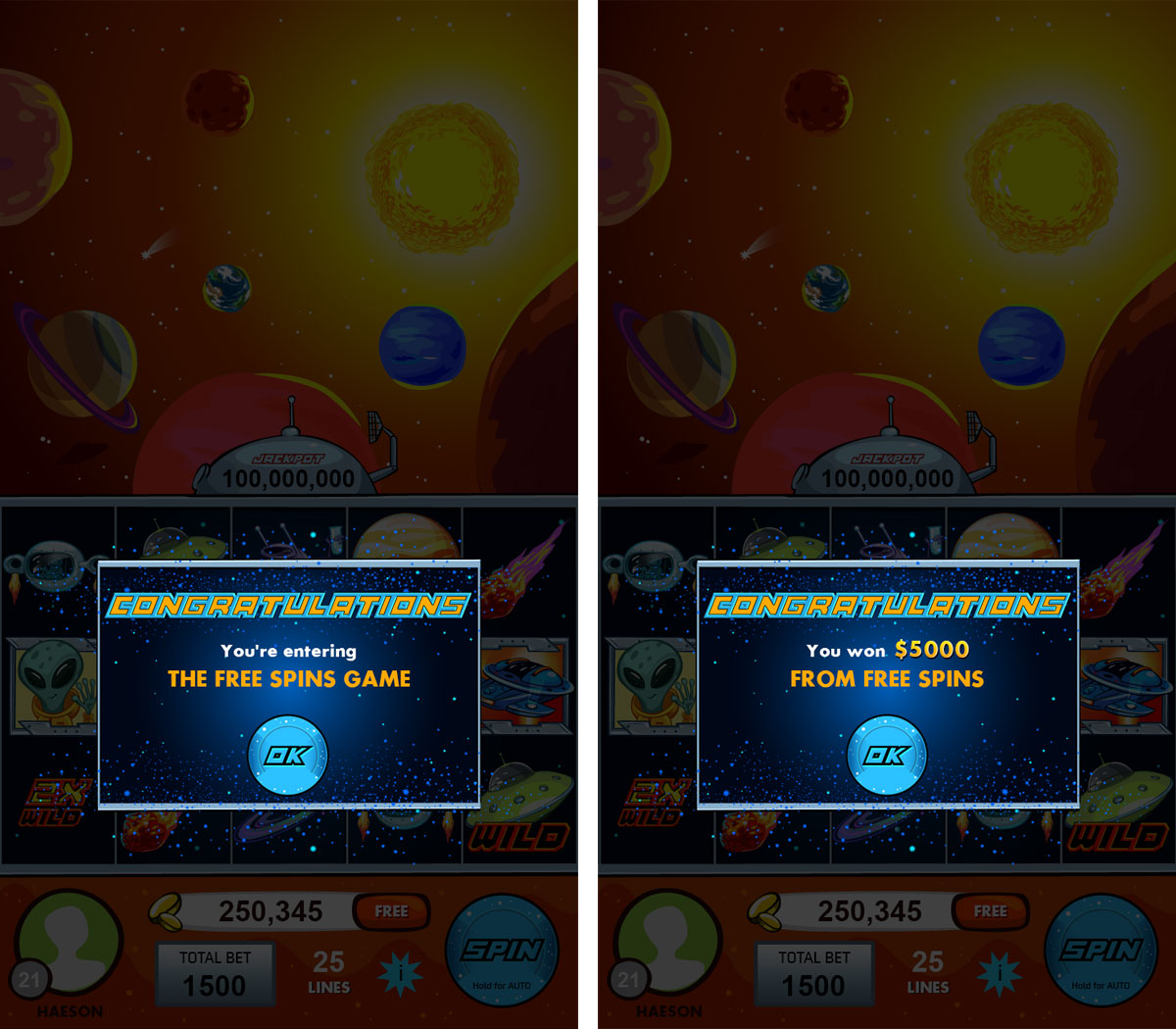 space trip blog popups