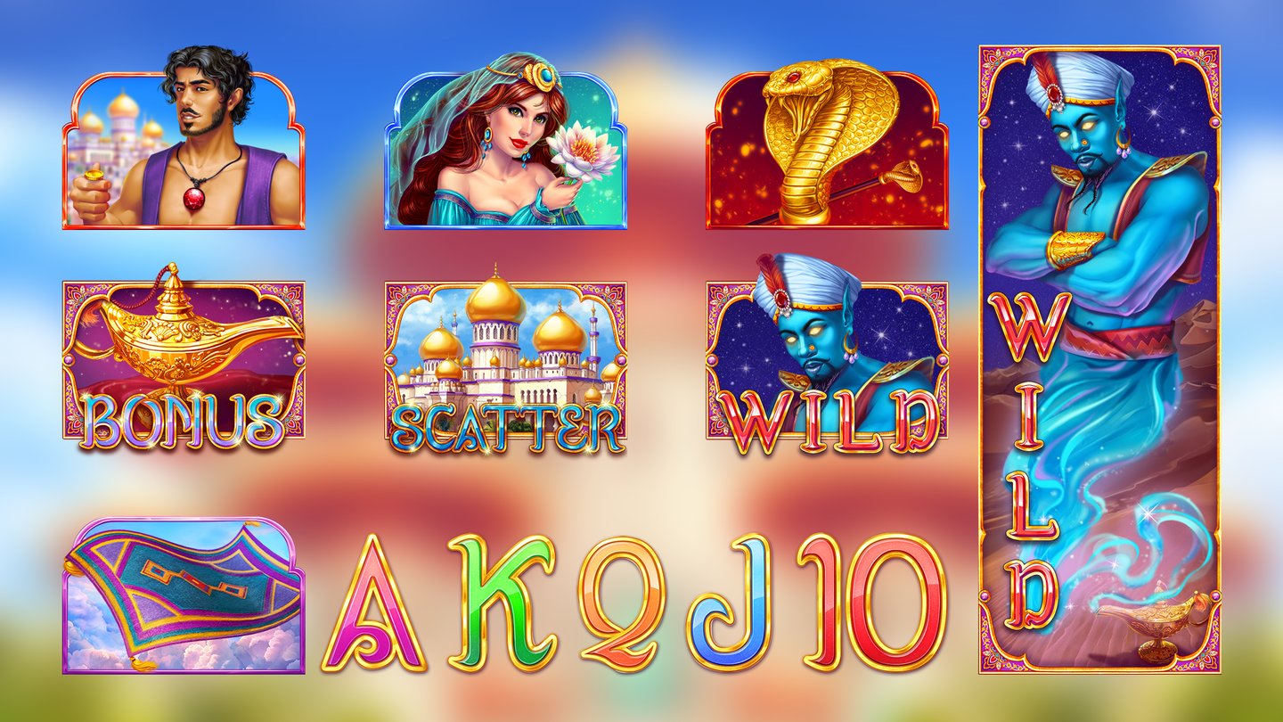 Aladdins Genie Symbols All