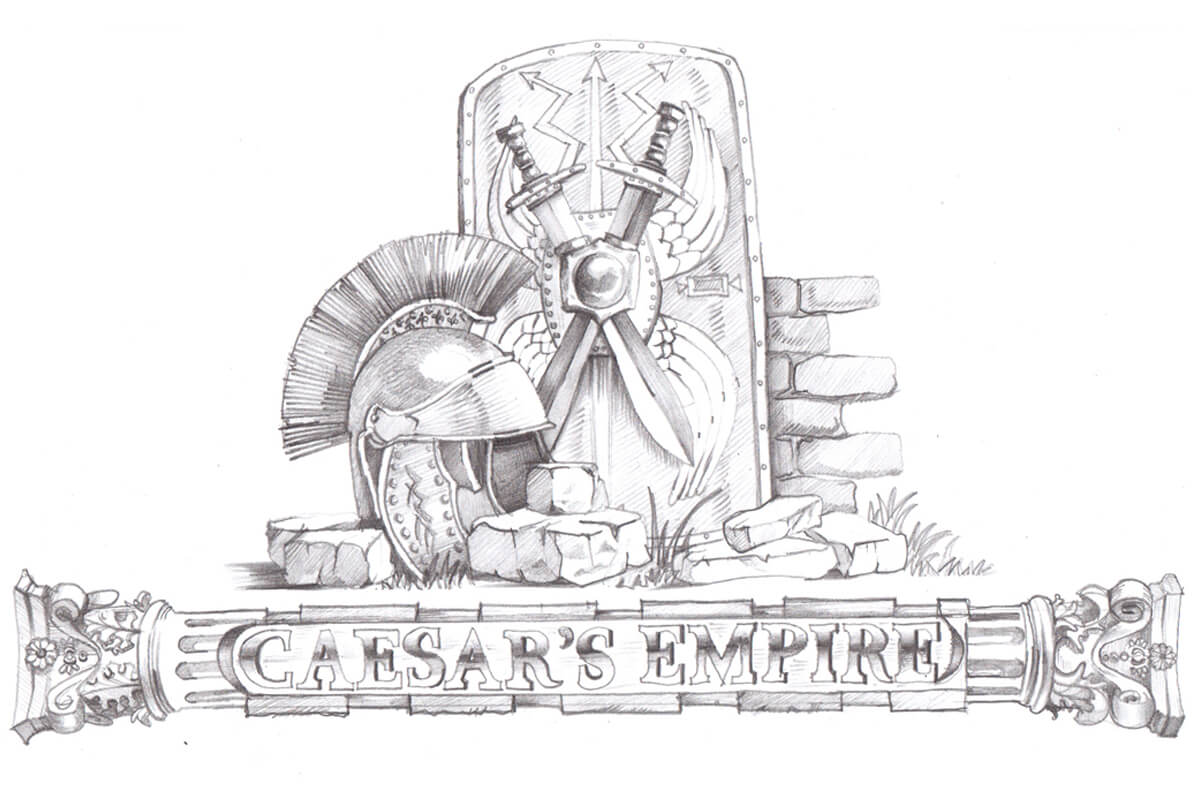 Caesars Empire Sketch Logo